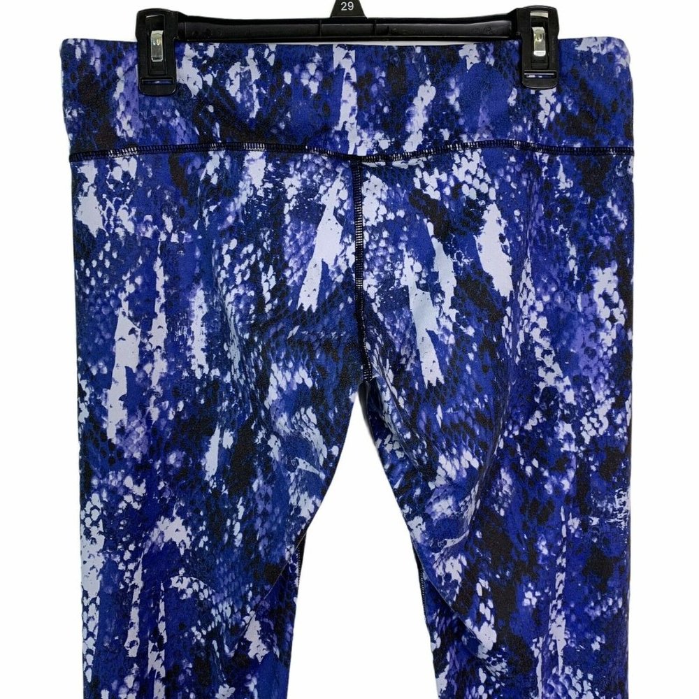 Alo Yoga Blue Python Print Full Length Leggings - image 6